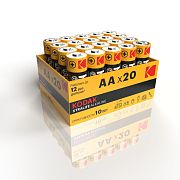 Элементы питания, ЗУ и аксессуары для фонарей Б0054765 Батарейки Kodak LR06-20 bulk