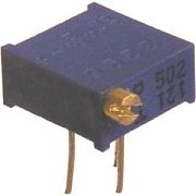 Непроволочные многооборотные резисторы 3296P 1K