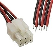 Межплатные кабели питания MF-2x3F wire 0,3m AWG20