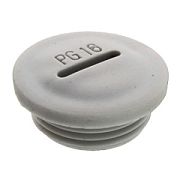 Заглушки для кабельных вводов Заглушка PG16 Серый пластик