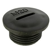Заглушки для кабельных вводов Заглушка MG-20 Черный пластик