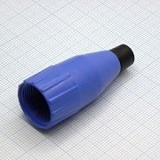 XLR (Cannon) разъемы XLR колпачок синий d=3-6.5мм