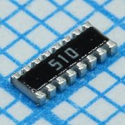 SMD резисторные сборки CAY16-510J8LF