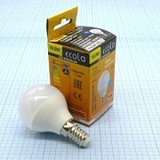 Светодиодные лампы Лампа LED Ecola  10W тепл. шар (268)
