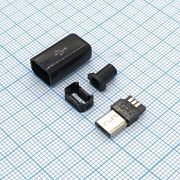 USB, HDMI разъемы microUSB 5BM черный пласт. кожух
