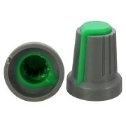 Ручки приборные RR4817 (6mm круг зеленый)