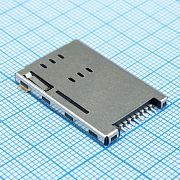 Memory Card, SIM, DIMM разъемы DS1138-10-08SS0BXR