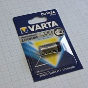 Батарейки стандартные Батарея CR123A Varta