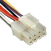 Межплатные кабели питания MF-2x4F wire 0,3m AWG20
