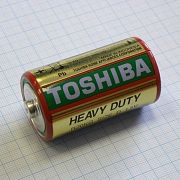 Батарейки стандартные Батарея R20 (373)   Toshiba