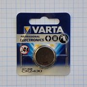 Батарейки литиевые CR2430   Varta    --