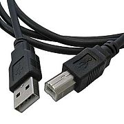 Компьютерные шнуры USB-B M USB-A M 1.5m black
