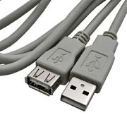 Интерфейсные шнуры USB-A F USB-A M 1.8M (SZC)