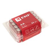 Элементы питания, ЗУ и аксессуары для фонарей LR6-BOX24 Алкалиновая батарейка типа